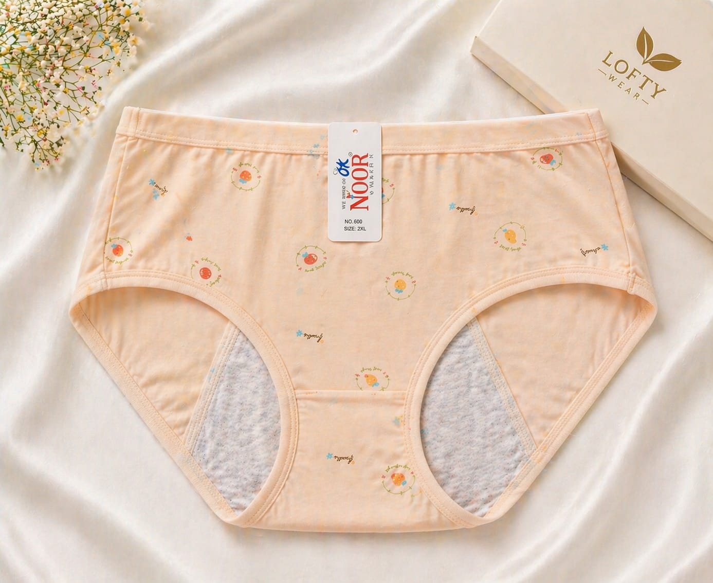 Women’s Soft Cotton Printed Panties – Breathable Everyday Comfort