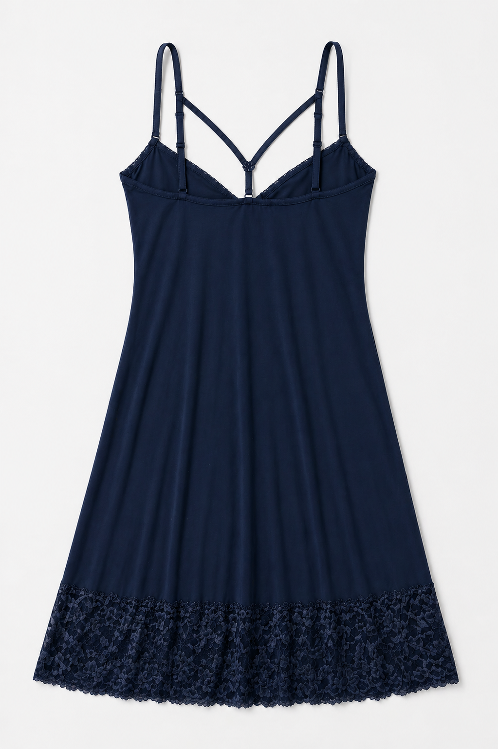 Luxe Lace Satin Nighty – Soft Cup Slip Dress with Elegant Floral Detail (Dusty Rose)