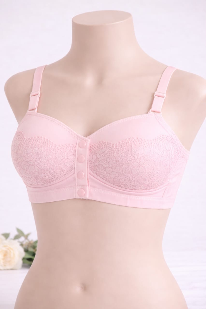 Front Closure Lace Bra