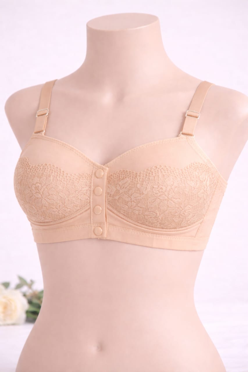 Front Closure Lace Bra