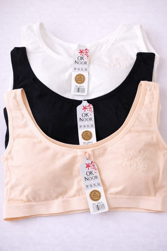 Imported High-Quality Pack of 3 China Cotton Blouse for Teenagers, Girls, and Ladies - Stylish and Comfortable Multicolor Blouse 002