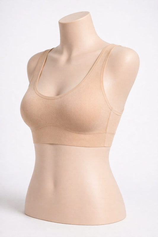 Seamless Wireless Comfort Bra – Soft Stretch Everyday Support