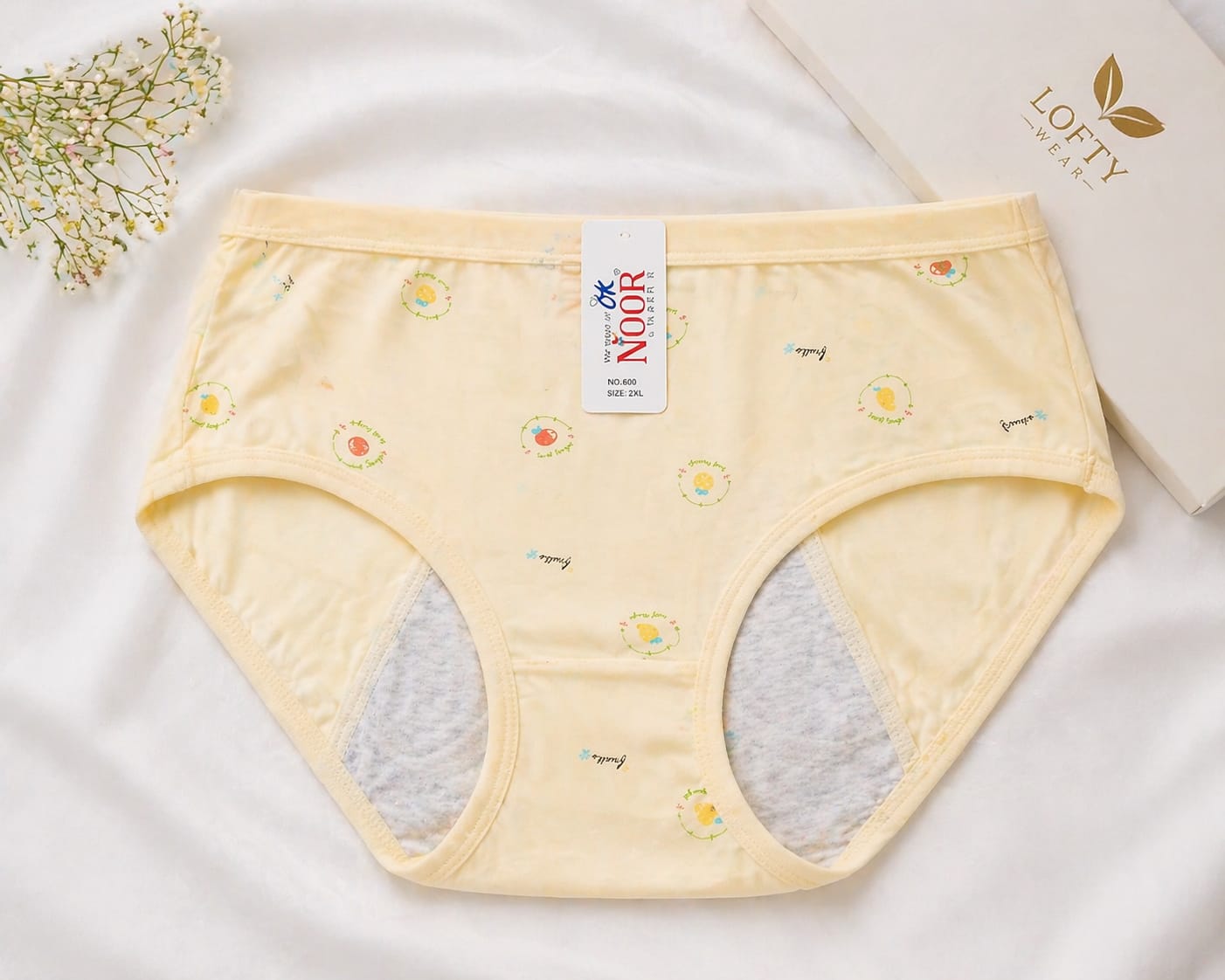 Women’s Soft Cotton Printed Panties – Breathable Everyday Comfort