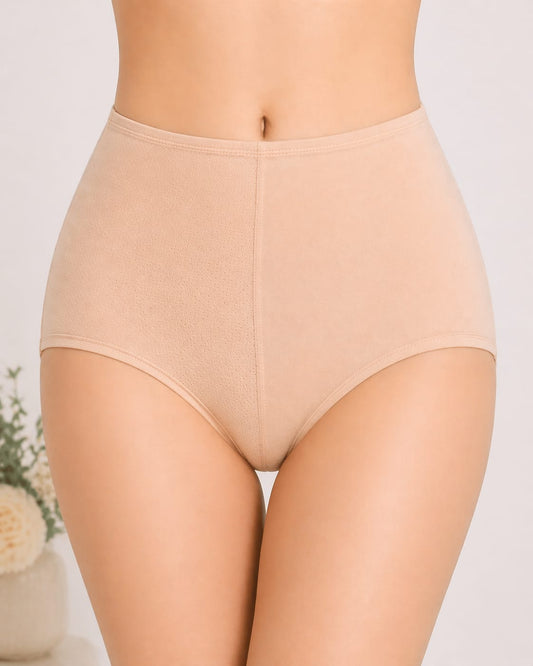 Women’s High Waist Shaping Panty – Tummy Control Soft Cotton Underwear (Breathable & Full Coverage)