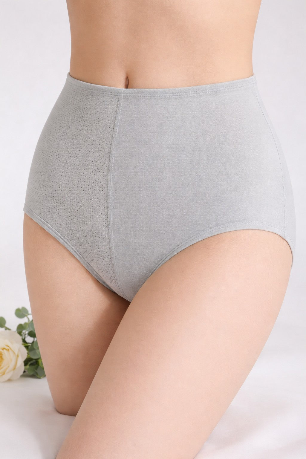 Women’s High Waist Shaping Panty – Tummy Control Soft Cotton Underwear (Breathable & Full Coverage)