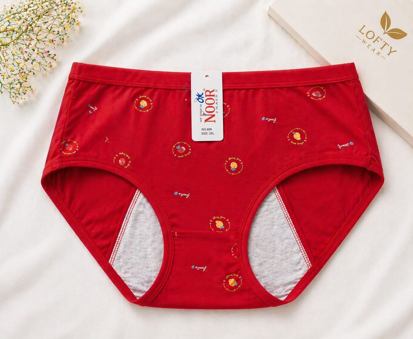 Women’s Soft Cotton Printed Panties – Breathable Everyday Comfort