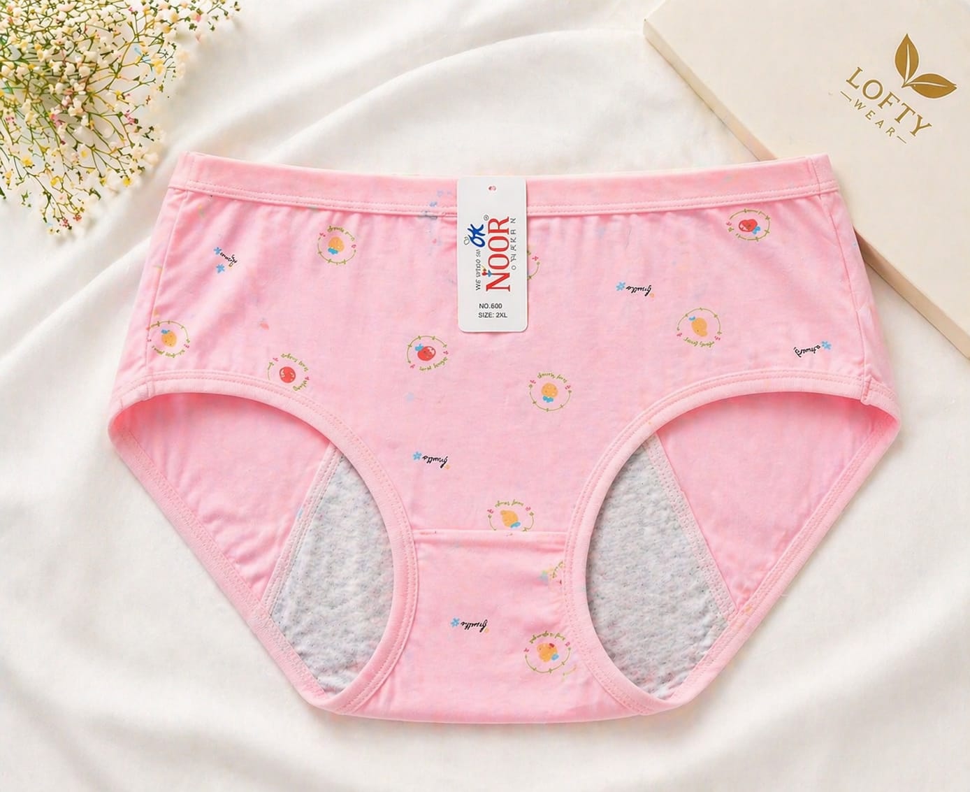 Women’s Soft Cotton Printed Panties – Breathable Everyday Comfort